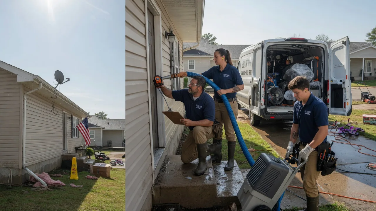 Ceiling Water Damage Restoration in Tamaroa, IL near me